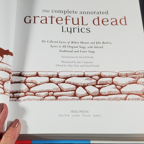 The Complete Annotated Book of Grateful Dead Lyrics - Picture 3 of 6